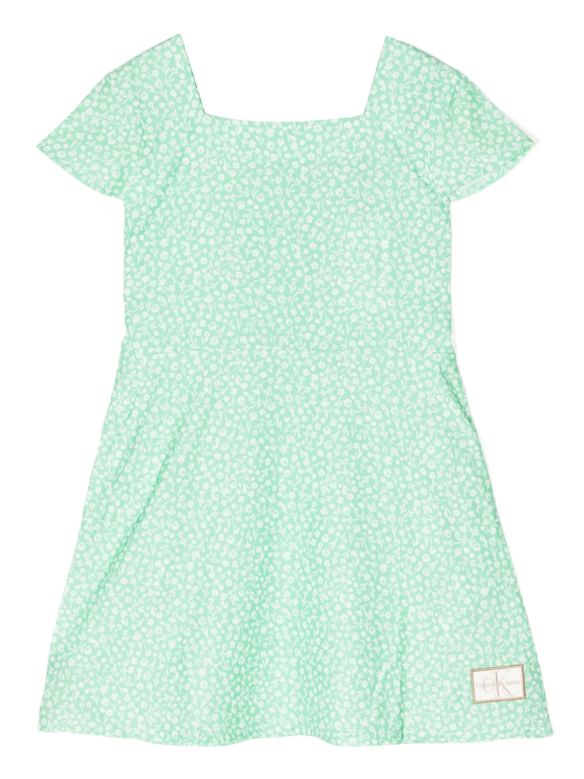 Платье с цветочным принтом и нашивкой-логотипом Calvin Klein Kids, зеленый
Платье с цветочным принтом и нашивкой-логотипом Calvin Klein Kids, зеленый