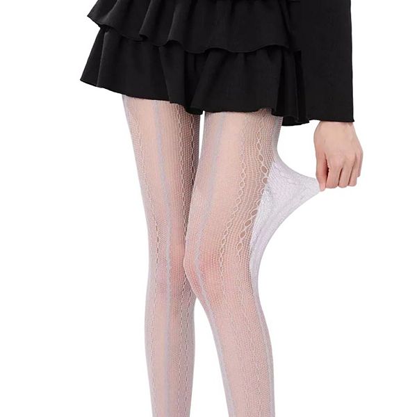 Женские колготки 2 шт, ажурные с узором, сетка в стиле fishnet и вертикальные полосы Anna-Kaci, Gray
Женские колготки 2 шт, ажурные с узором, сетка в стиле fishnet и вертикальные полосы Anna-Kaci, Gray