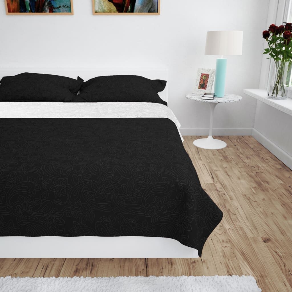 The Living Store Двустороннее стеганое покрывало 220 х 240 см, черно-белое
The Living Store Двустороннее стеганое покрывало 220 х 240 см, черно-белое