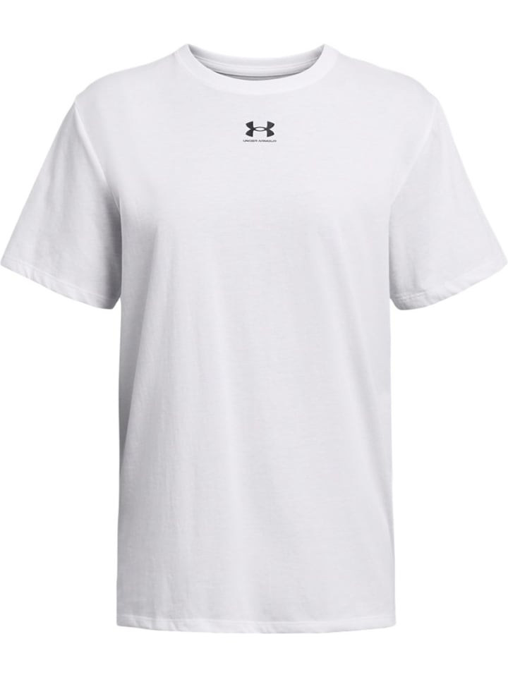 Футболка Campus Oversize Short Sleeve Under Armour, белый 
Футболка Campus Oversize Short Sleeve Under Armour, белый