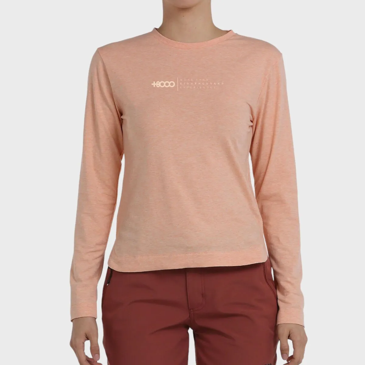 Женская футболка Din +8000, цвет Salmón
Женская футболка Din +8000, цвет Salmón