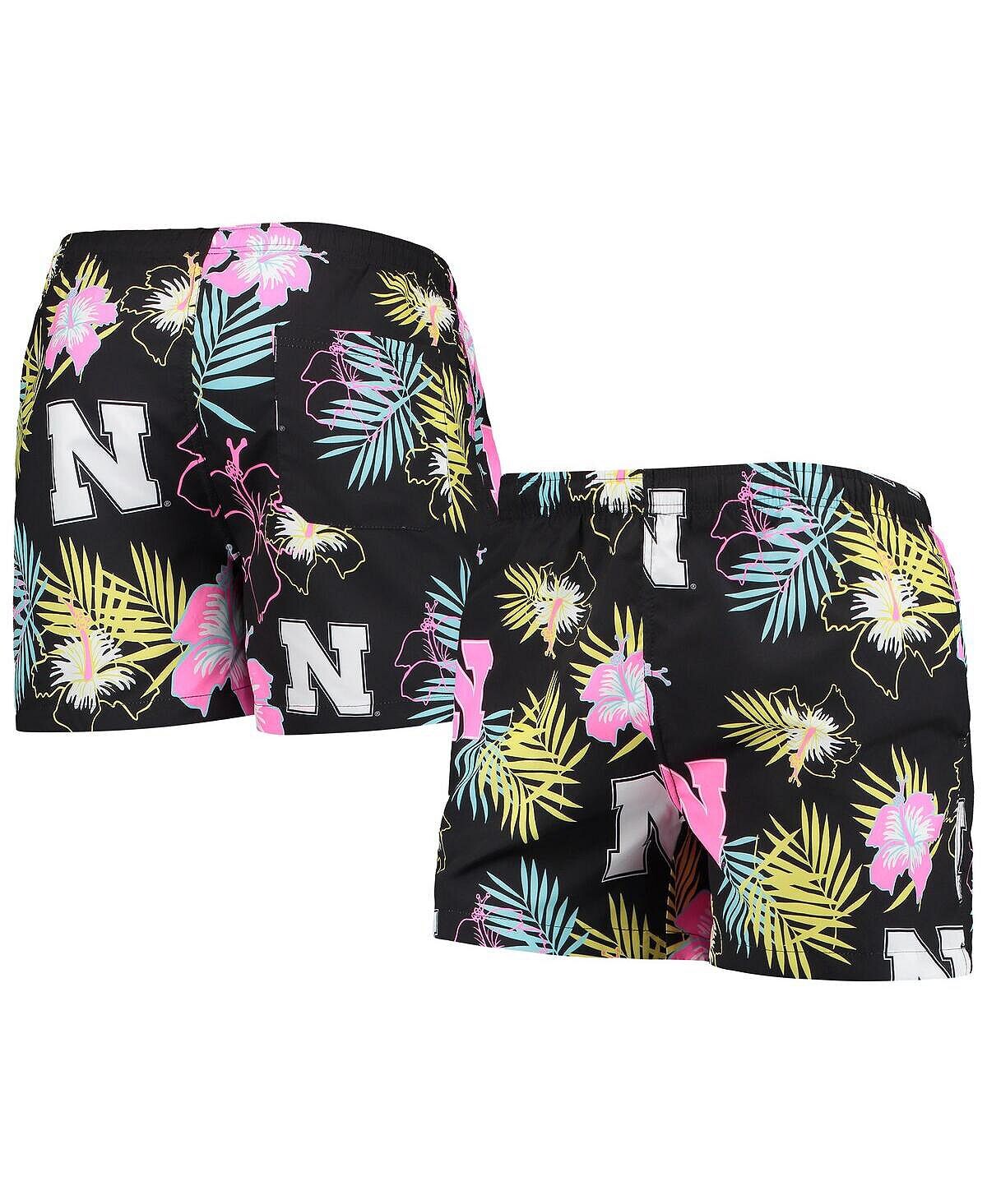 Мужские черные плавки nebraska huskers с неоновым цветочным принтом FOCO, черный
Мужские черные плавки nebraska huskers с неоновым цветочным принтом FOCO, черный