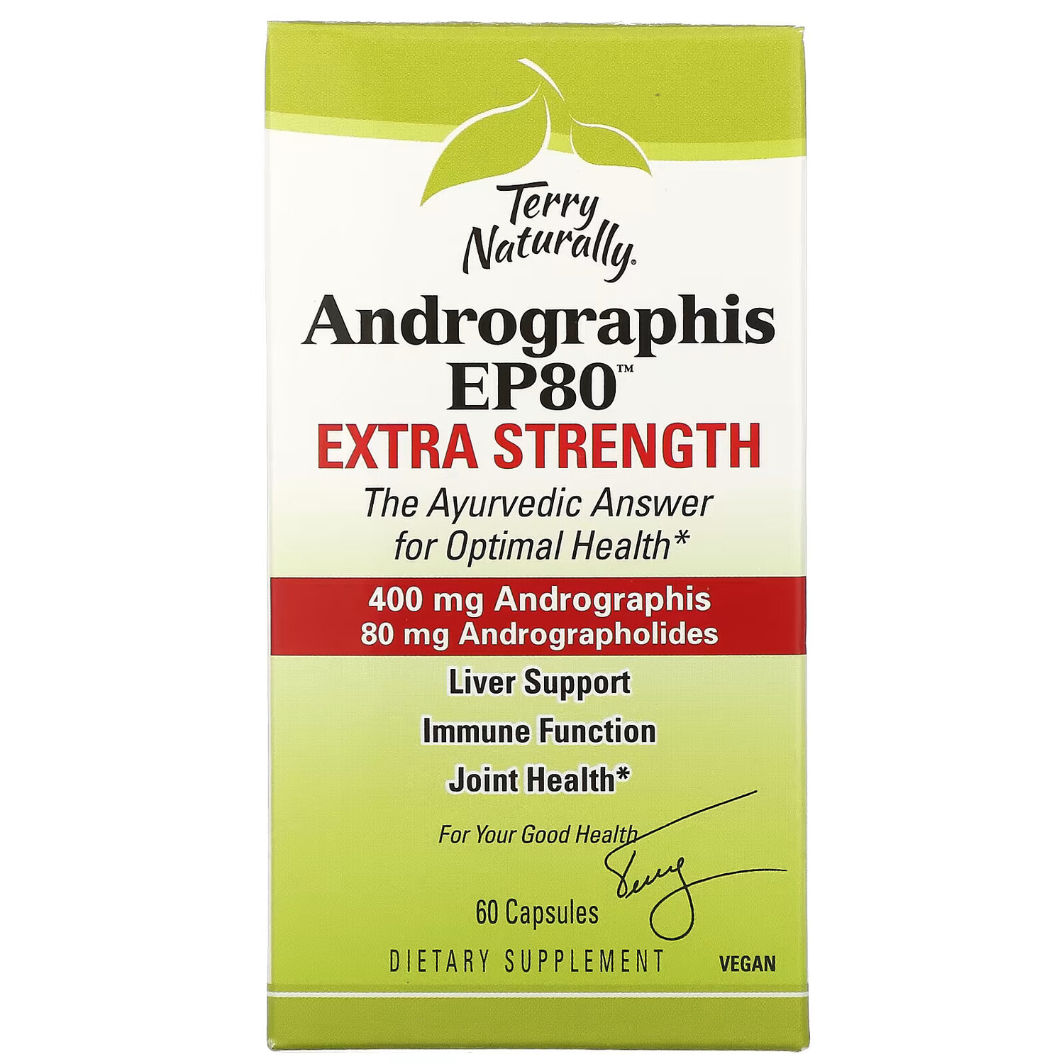 Terry Naturally, Andrographis EP80, Особая сила, 60 капсул
Terry Naturally, Andrographis EP80, Особая сила, 60 капсул