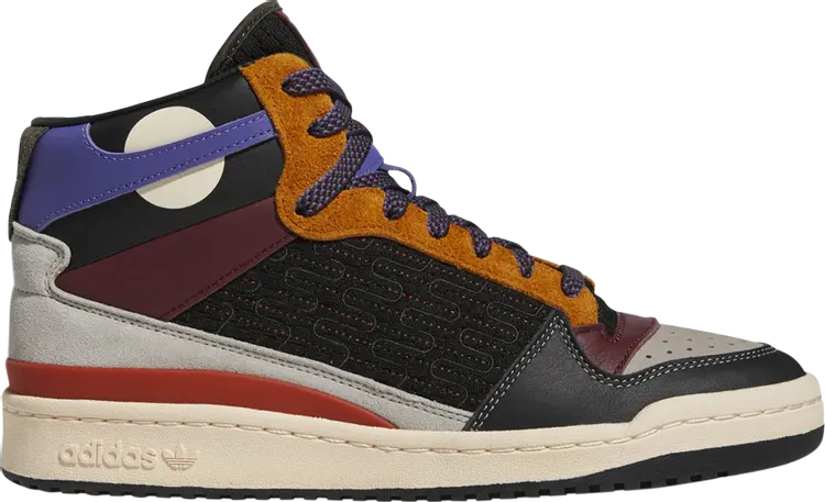Кроссовки Adidas Forum Mid 'Patchwork', черный 
Кроссовки Adidas Forum Mid 'Patchwork', черный