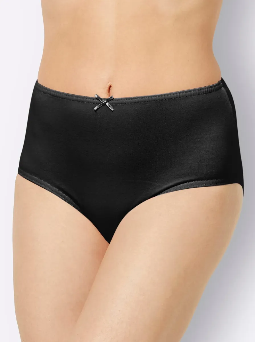 Трусики на талии (10 шт.) Wäschepur, черный
Трусики на талии (10 шт.) Wäschepur, черный