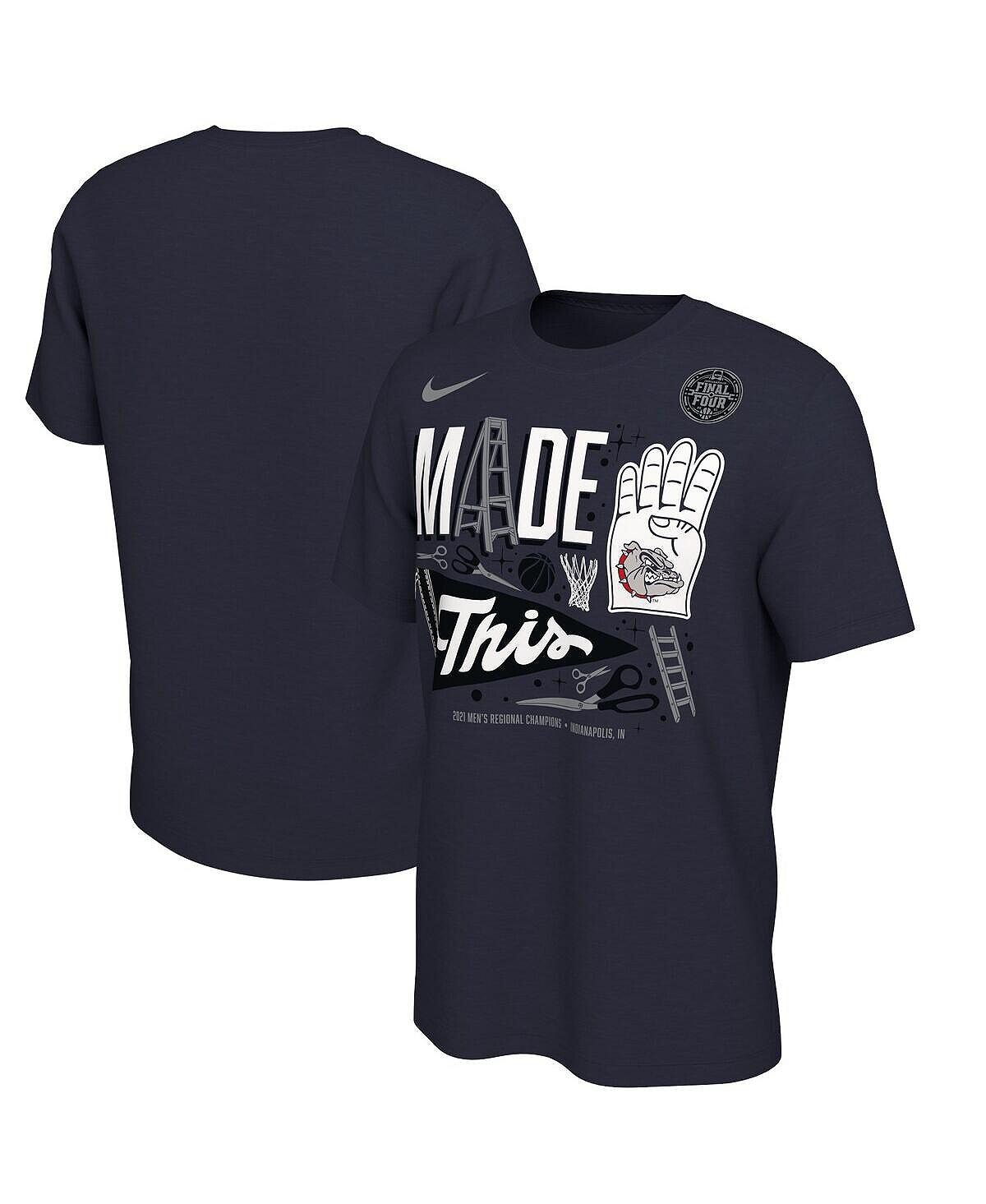 Мужская темно-синяя футболка gonzaga bulldogs 2021 ncaa men's basketball tournament march madness final four bound locker room Nike, синий
Мужская темно-синяя футболка gonzaga bulldogs 2021 ncaa men's basketball tournament march madness final four bound locker room Nike, синий