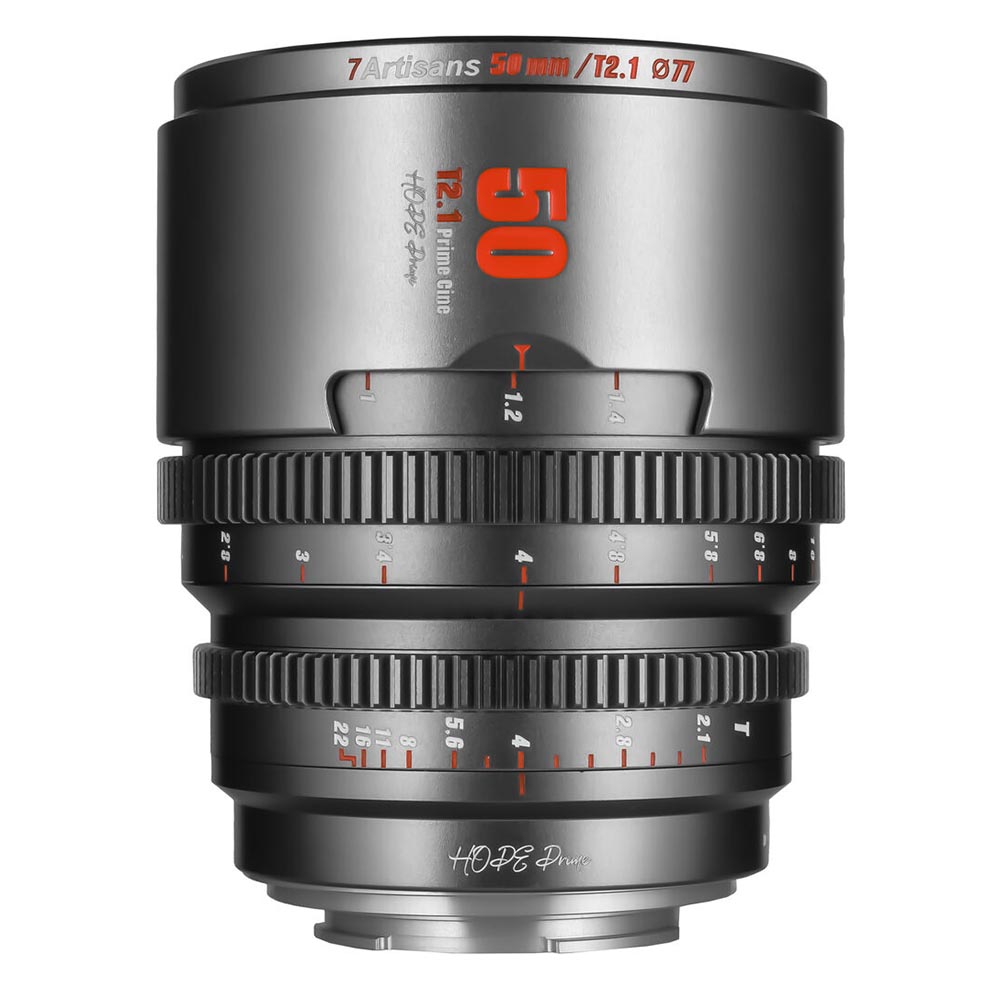 Кинообъектив 7Artisans Hope 50mm T2.1 S35 Cine Lens, Sony E Mount, титановый серый
Кинообъектив 7Artisans Hope 50mm T2.1 S35 Cine Lens, Sony E Mount, титановый серый