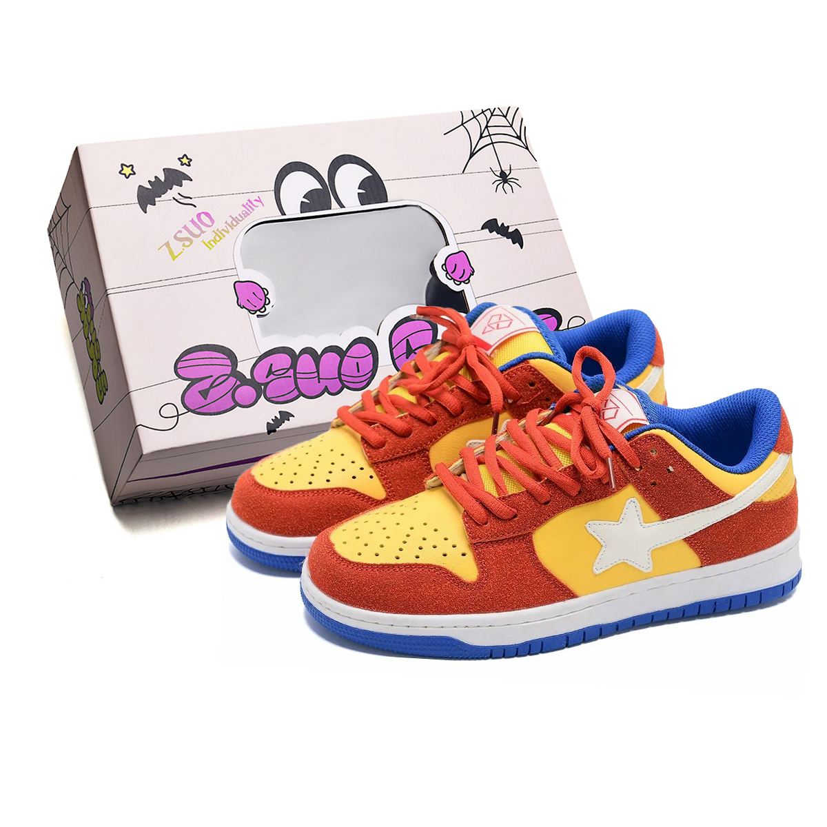 Z.SUO Универсальные скейтерские кроссовки низкие Abrasion Resistant, Balanced, Lightweight оранжево-желтые, цвет Orange Yellow
Z.SUO Универсальные скейтерские кроссовки низкие Abrasion Resistant, Balanced, Lightweight оранжево-желтые, цвет Orange Yellow