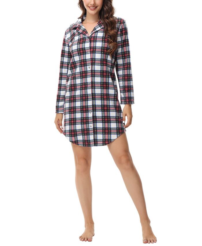 Женская ночная рубашка с длинным рукавом и вырезом на воротнике INK+IVY, цвет Stewart Plaid
Женская ночная рубашка с длинным рукавом и вырезом на воротнике INK+IVY, цвет Stewart Plaid