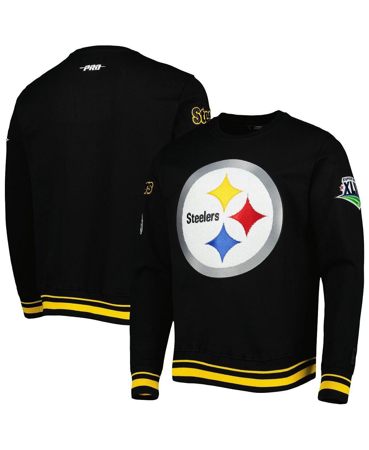 Мужская черная толстовка pittsburgh steelers super bowl xliii mash up pullover Pro Standard, черный
Мужская черная толстовка pittsburgh steelers super bowl xliii mash up pullover Pro Standard, черный