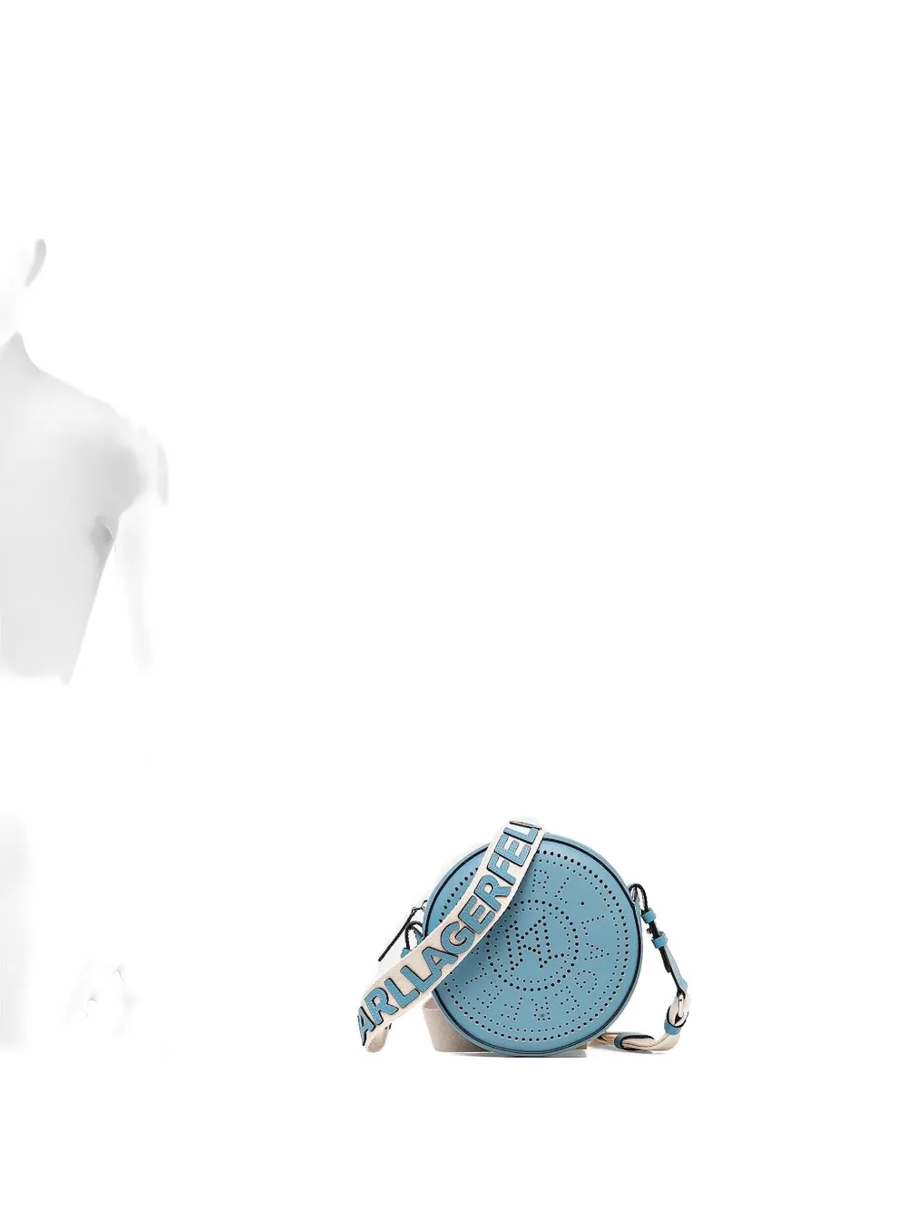 Круглая сумка через плечо с перфорированным логотипом KARL LAGERFELD, синий
Круглая сумка через плечо с перфорированным логотипом KARL LAGERFELD, синий