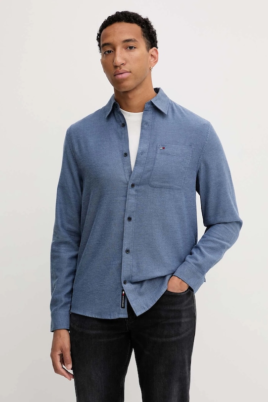 Хлопковая рубашка Tommy Jeans, темно-синий
Хлопковая рубашка Tommy Jeans, темно-синий