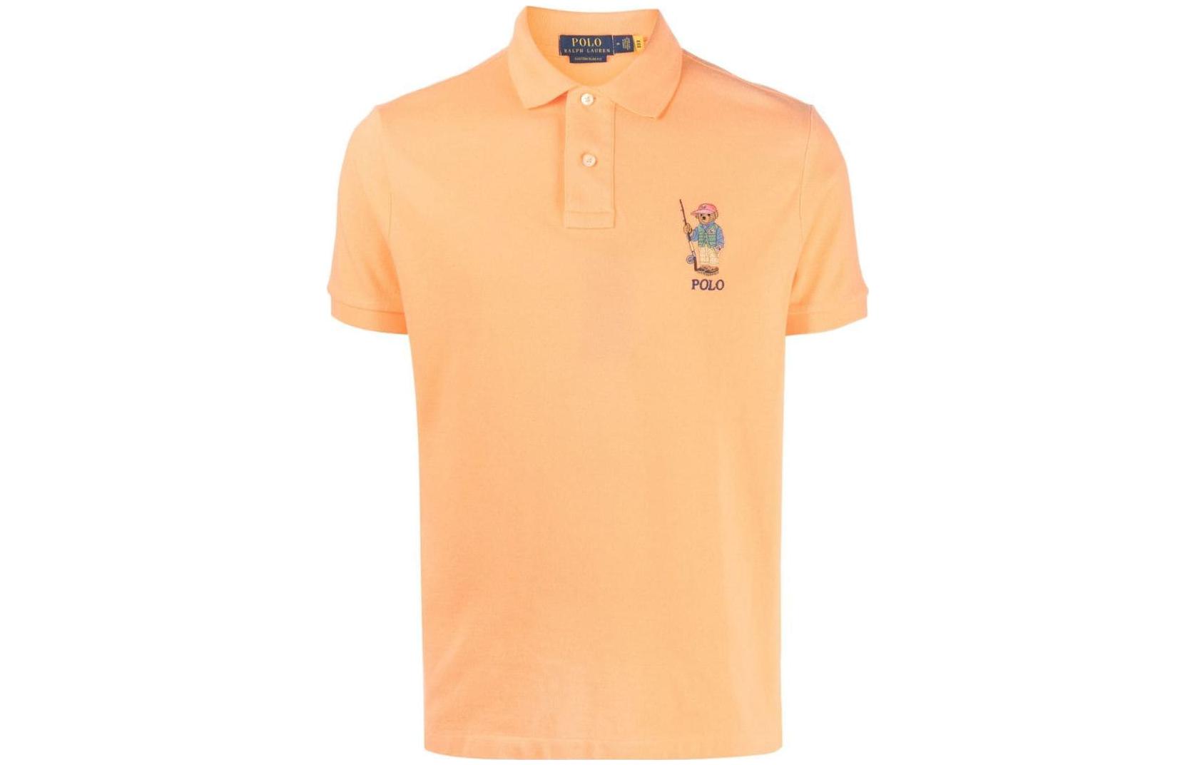 Майка поло с медведем Polo Ralph Lauren, оранжевый
Майка поло с медведем Polo Ralph Lauren, оранжевый