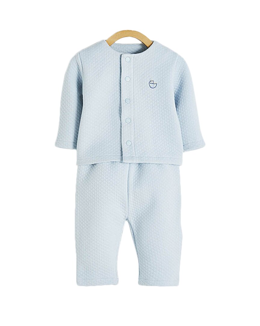 Бэбикоттонс Океания Матлассе Комплект Babycottons, синий 
Бэбикоттонс Океания Матлассе Комплект Babycottons, синий