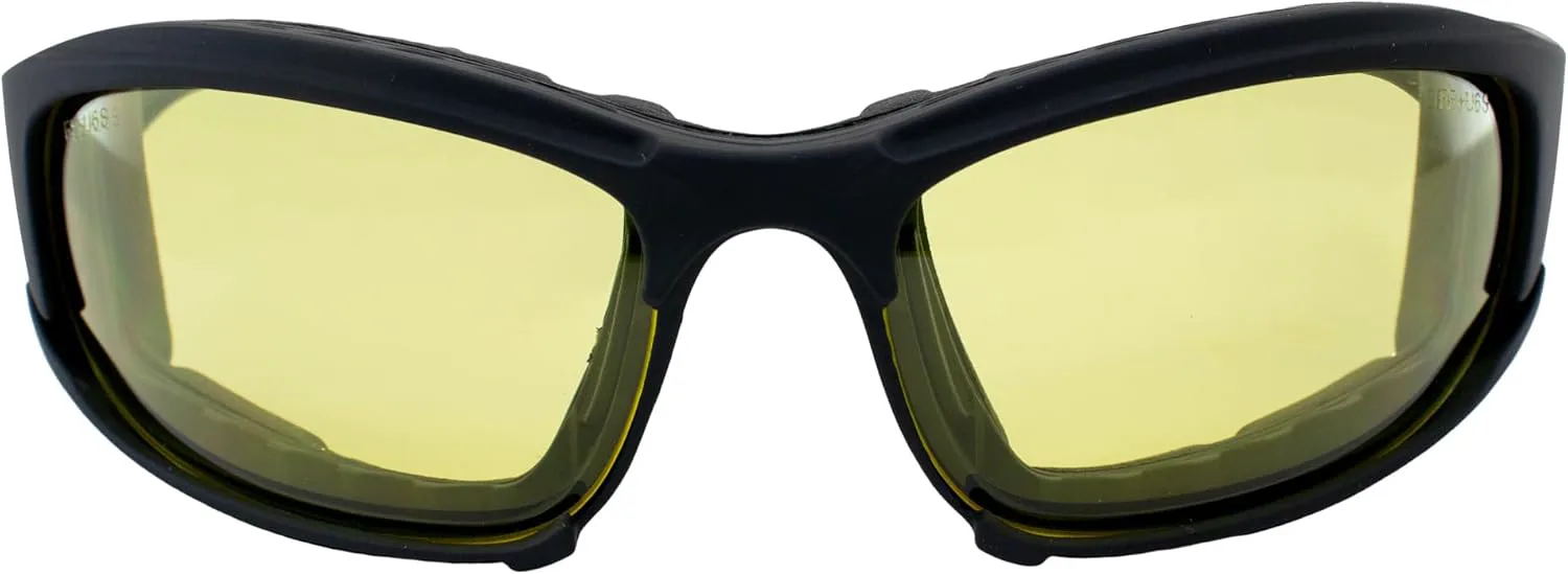 Мотоциклетные солнцезащитные очки Epoch Eyewear Hybrid, трансформируемые в защитные очки (2 пары), черная оправа с желтыми и янтарными линзами, Yellow Amber
Мотоциклетные солнцезащитные очки Epoch Eyewear Hybrid, трансформируемые в защитные очки (2 пары), черная оправа с желтыми и янтарными линзами, Yellow Amber