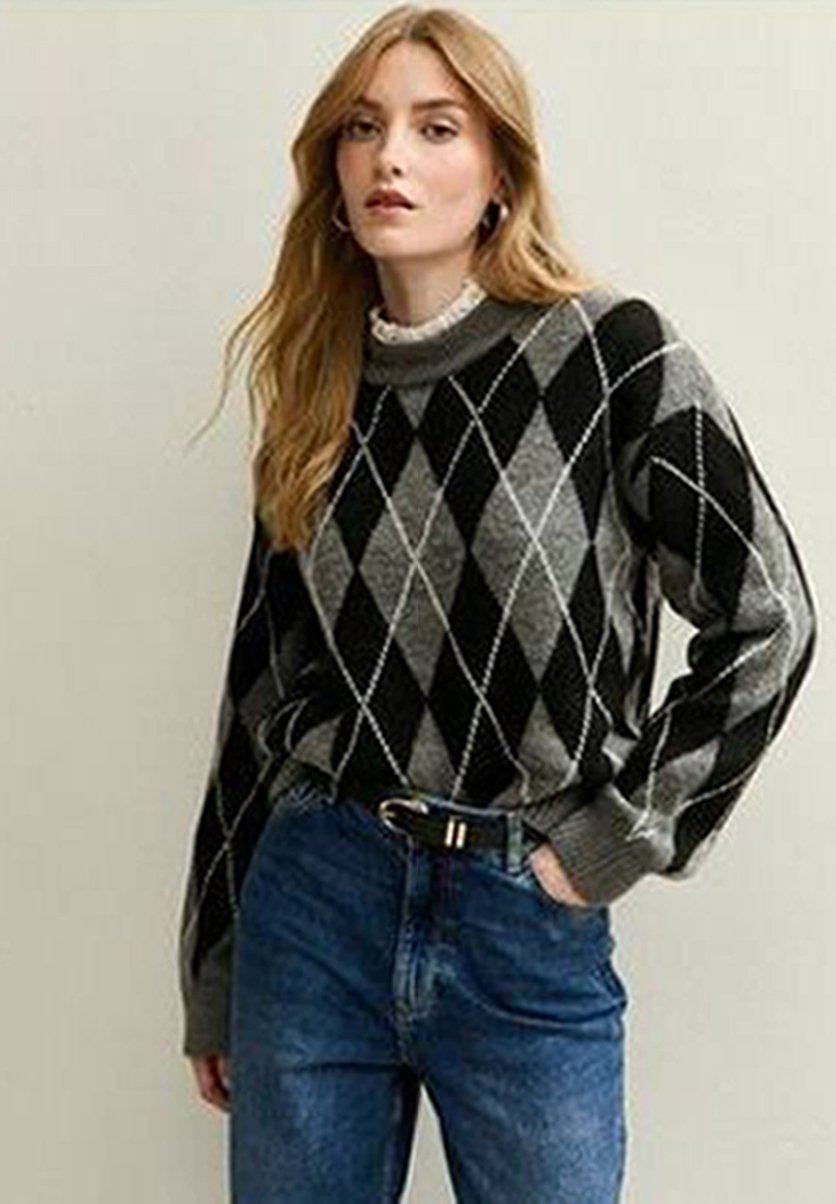 Джемпер New Look ARGYLE CREW NECK MIDWEIGHT , Light Grey
Джемпер New Look ARGYLE CREW NECK MIDWEIGHT , Light Grey