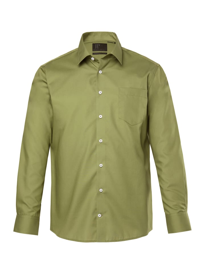 Оливково-зеленая рубашка JP1880
Оливково-зеленая рубашка JP1880