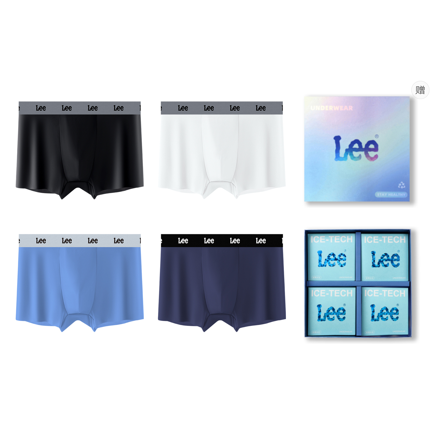 Lee Подарочный набор мужского белья 4 шт
Lee Подарочный набор мужского белья 4 шт