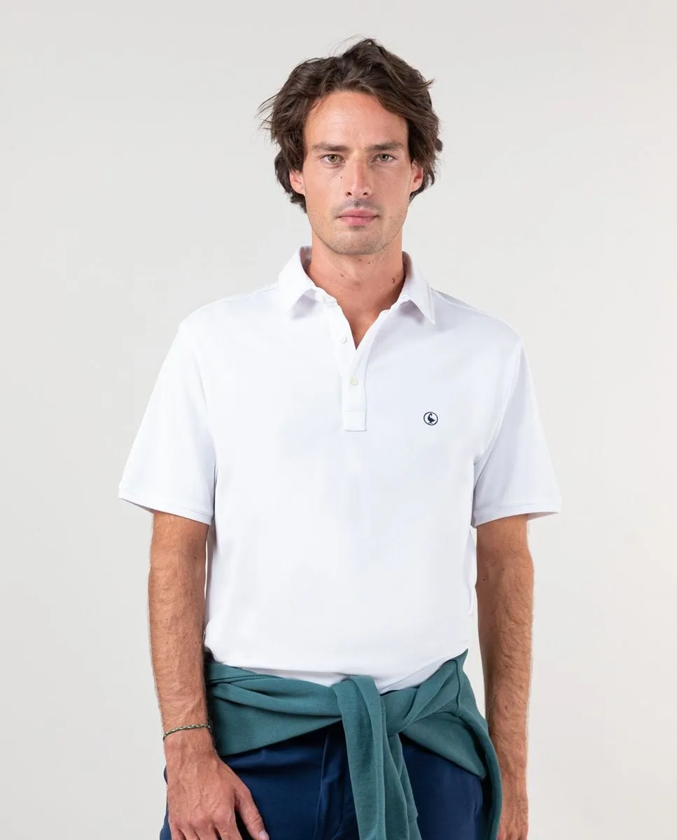 Мужская белая рубашка поло с коротким рукавом El Ganso, белый
Мужская белая рубашка поло с коротким рукавом El Ganso, белый