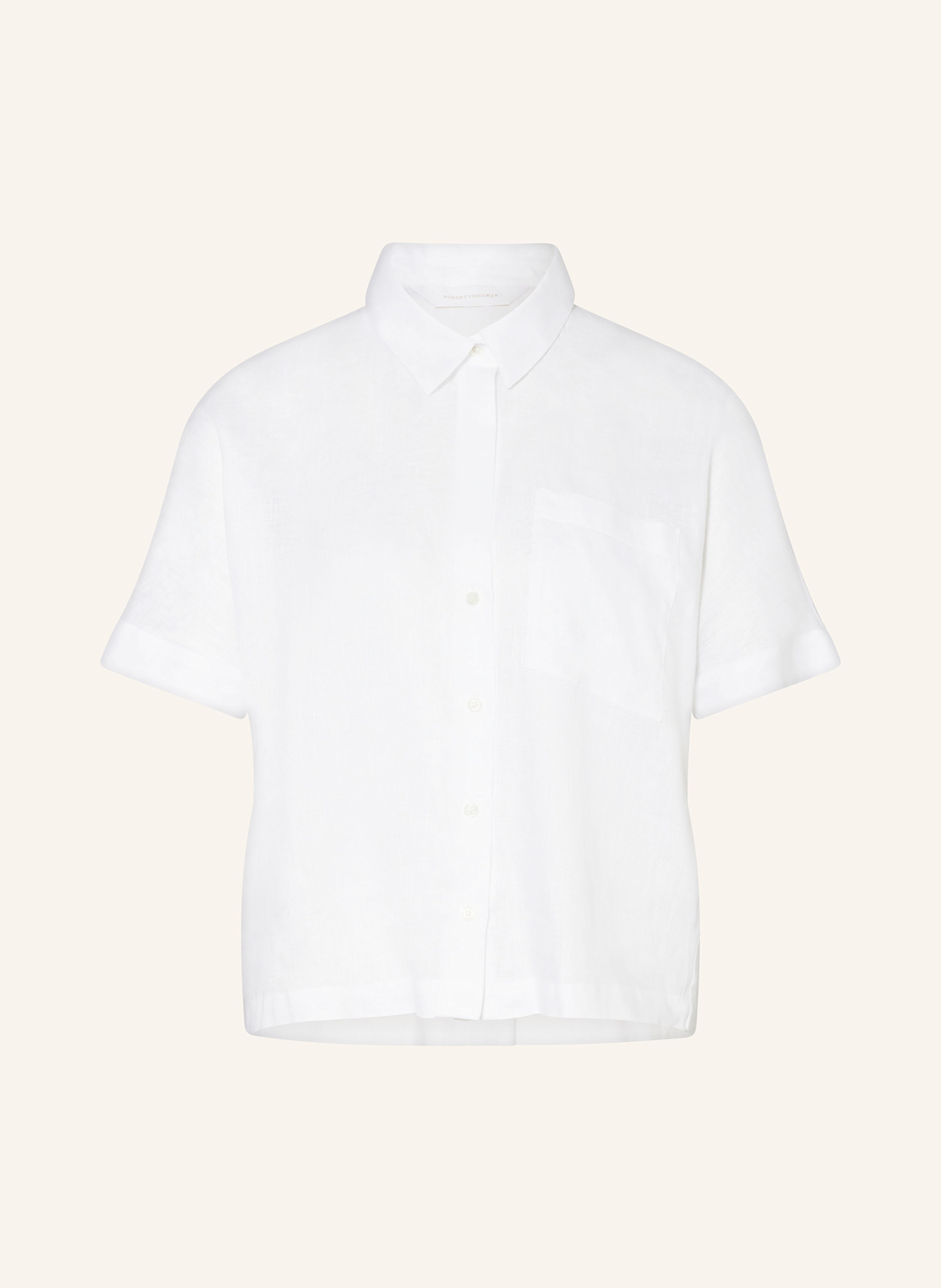 Льняная блузка-рубашка Robert Friedman, белый
Льняная блузка-рубашка Robert Friedman, белый