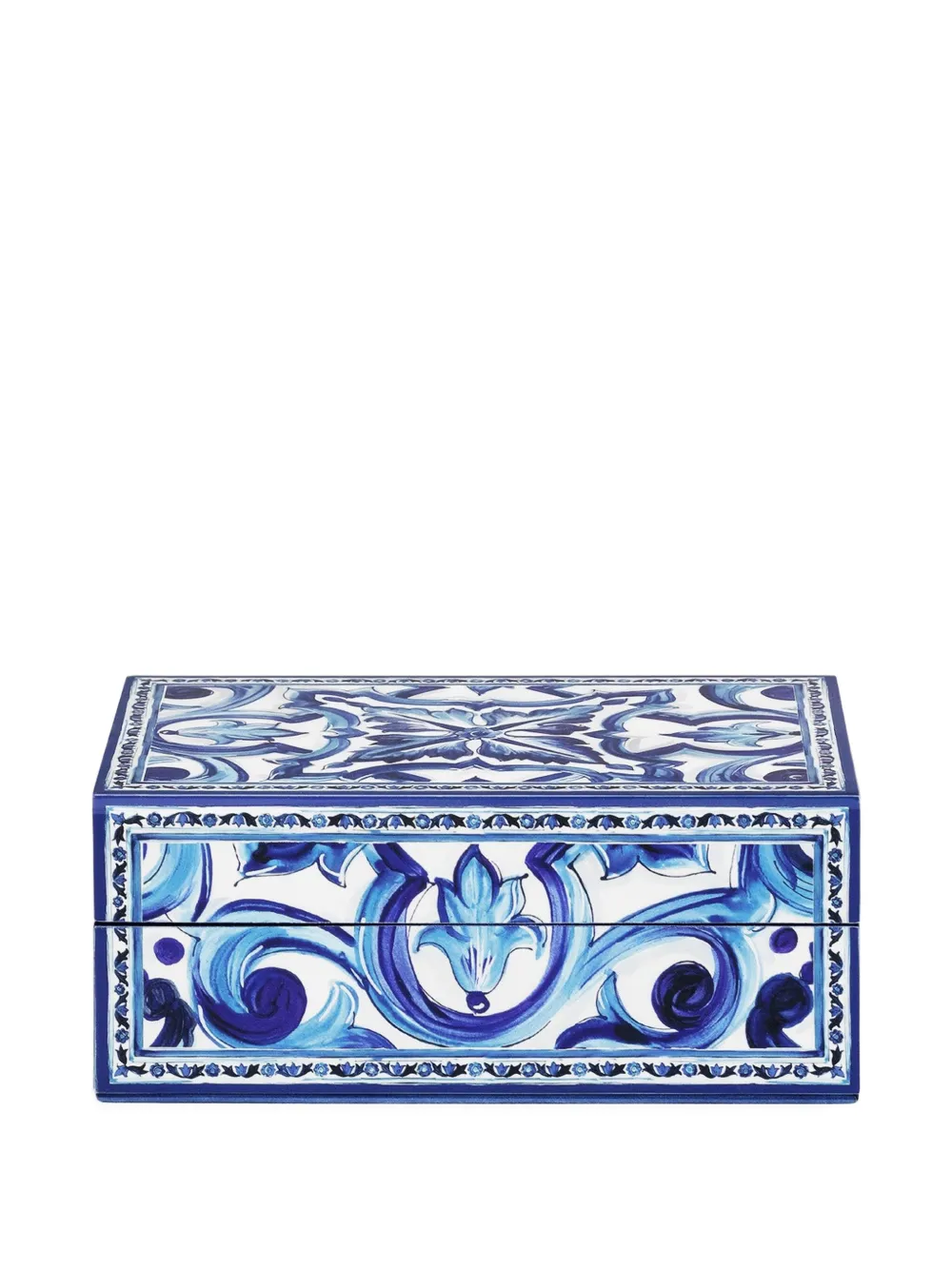 Маленькая украшенная шкатулка (17,5 см x 12 см) Dolce & Gabbana, синий
Маленькая украшенная шкатулка (17,5 см x 12 см) Dolce & Gabbana, синий