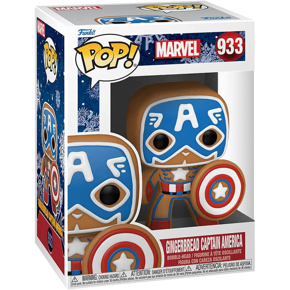 Фигурка Funko Pop! Marvel: Gingerbread Captain America
Фигурка Funko Pop! Marvel: Gingerbread Captain America