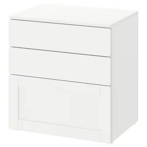 Комод с 3 ящиками Ikea Smastad/Platsa, 60х42х63 см, белый/белый
Комод с 3 ящиками Ikea Smastad/Platsa, 60х42х63 см, белый/белый
