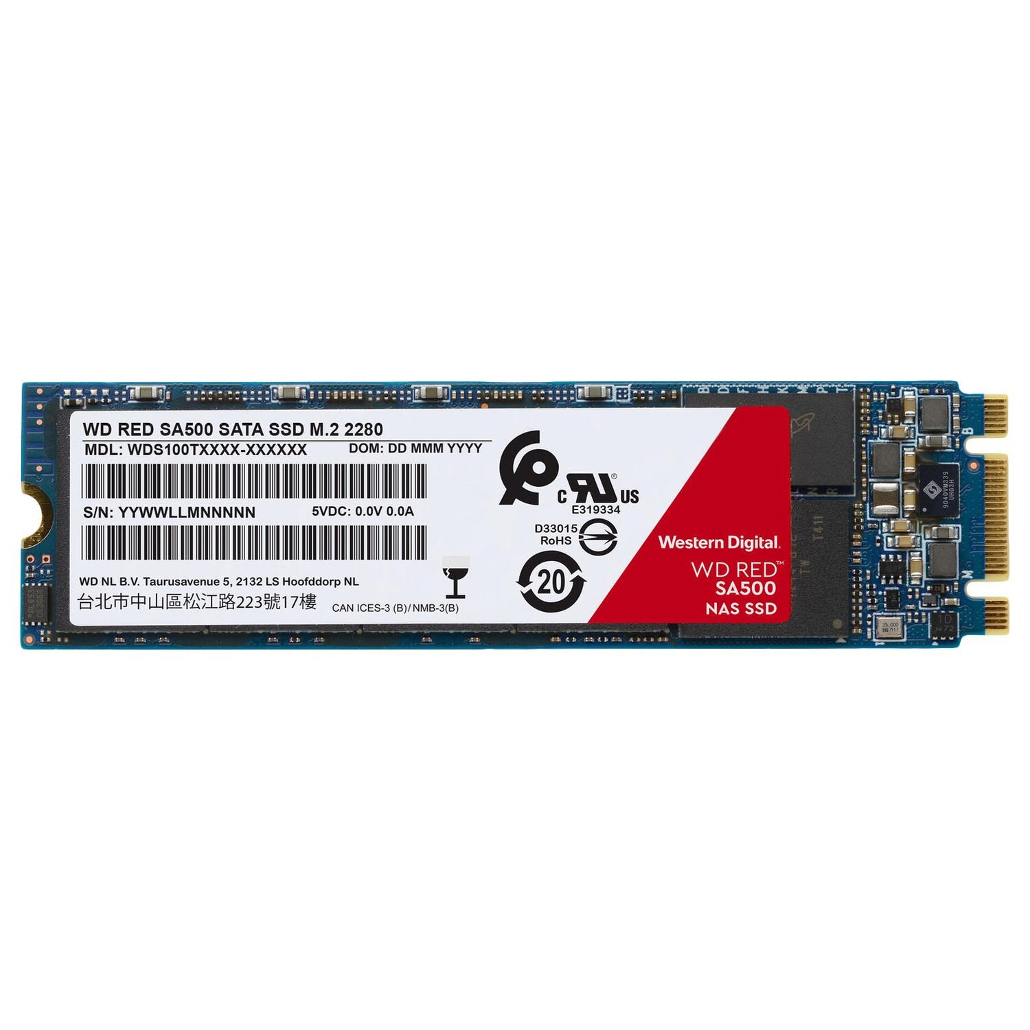 Внутренний твердотельный накопитель Western Digital WD Red SA500 NAS, WDS100T1R0B, 1Тб, M.2 2280
Внутренний твердотельный накопитель Western Digital WD Red SA500 NAS, WDS100T1R0B, 1Тб, M.2 2280