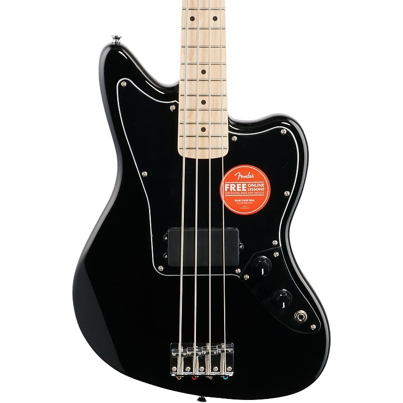 Электрический бас Squier Affinity Jaguar Bass H, кленовый гриф, черный Squier Affinity Jaguar Bass H Electric Bass, Maple Fingerboard, Black 
Электрический бас Squier Affinity Jaguar Bass H, кленовый гриф, черный Squier Affinity Jaguar Bass H Electric Bass, Maple Fingerboard, Black