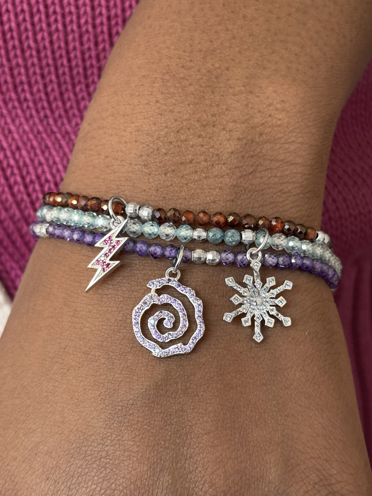 Браслет Winx Club X Gadget4entertainment Stormy Trix Charm Collection, серебро 
Браслет Winx Club X Gadget4entertainment Stormy Trix Charm Collection, серебро