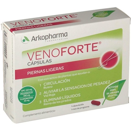 Венофорте 30 капсул Arkopharma
Венофорте 30 капсул Arkopharma