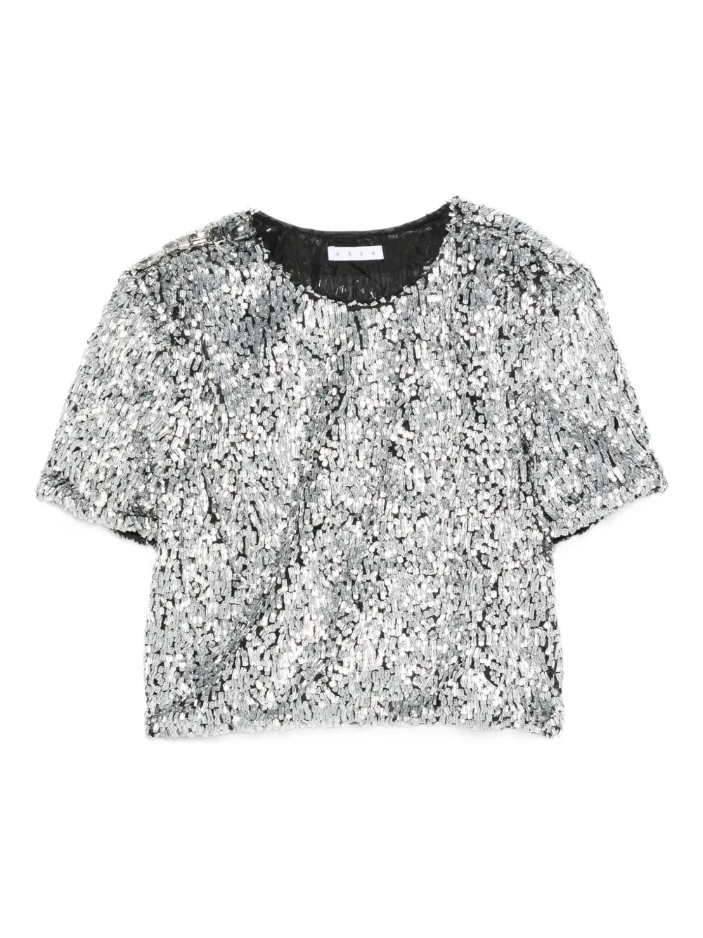 Футболка с пайетками Area, серебристый
Футболка с пайетками Area, серебристый