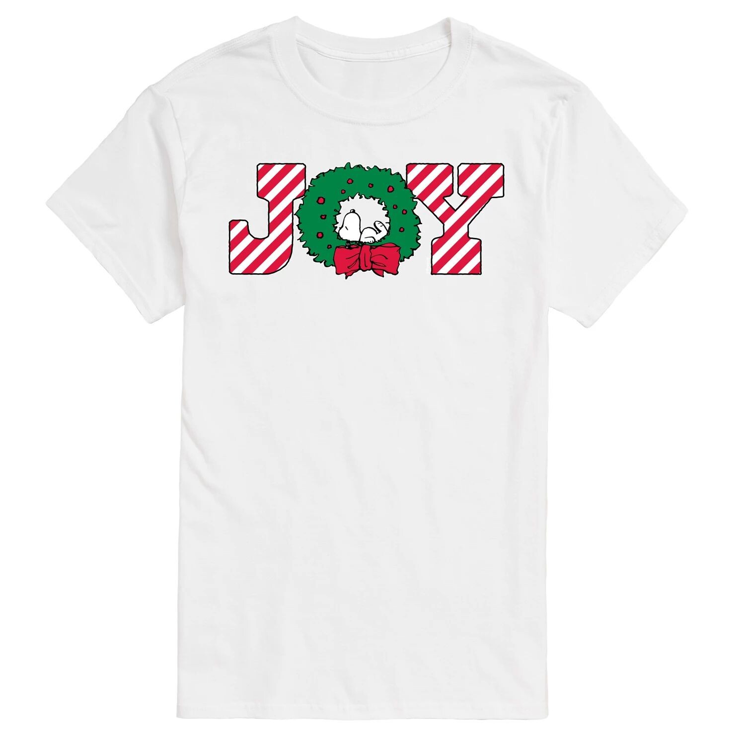 Мужская футболка Peanuts Joy Wreath Licensed Character 
Мужская футболка Peanuts Joy Wreath Licensed Character