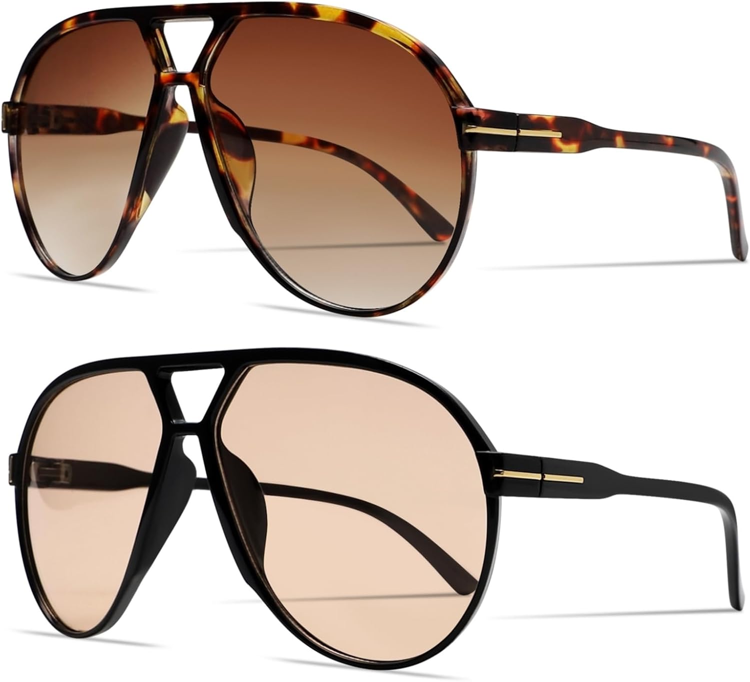 Ретро-солнцезащитные очки-авиаторы для женщин и мужчин, большие, классические, винтажные, в стиле 70-х, модные, не спутываются, квадратные, солнцезащитные очки-авиаторы GUVIVI, 2 Pack Black Peach+tortoise Brown
Ретро-солнцезащитные очки-авиаторы для женщин и мужчин, большие, классические, винтажные, в стиле 70-х, модные, не спутываются, квадратные, солнцезащитные очки-авиаторы GUVIVI, 2 Pack Black Peach+tortoise Brown
