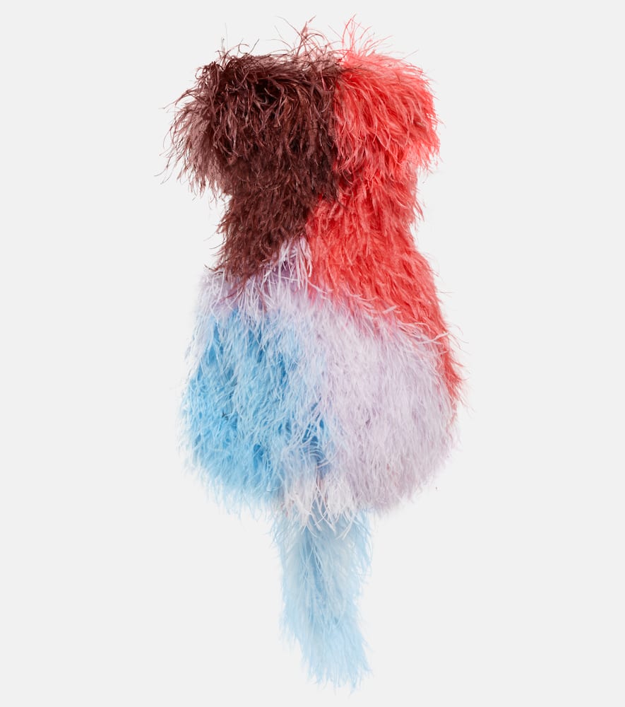 Короткое платье с перьями Keri The Attico, Multicolor V1
Короткое платье с перьями Keri The Attico, Multicolor V1
