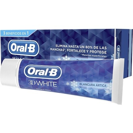 Зубная паста Oral-B 3D White Arctic White 75мл, Oral B
Зубная паста Oral-B 3D White Arctic White 75мл, Oral B