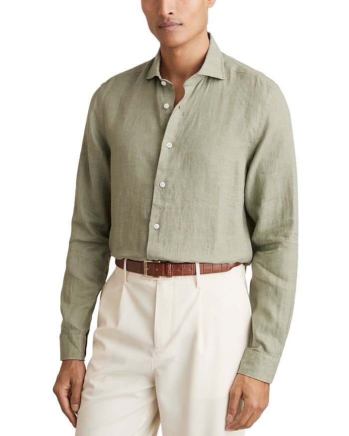 Рубашка с длинным рукавом на пуговицах Ruban REISS, зеленый
Рубашка с длинным рукавом на пуговицах Ruban REISS, зеленый