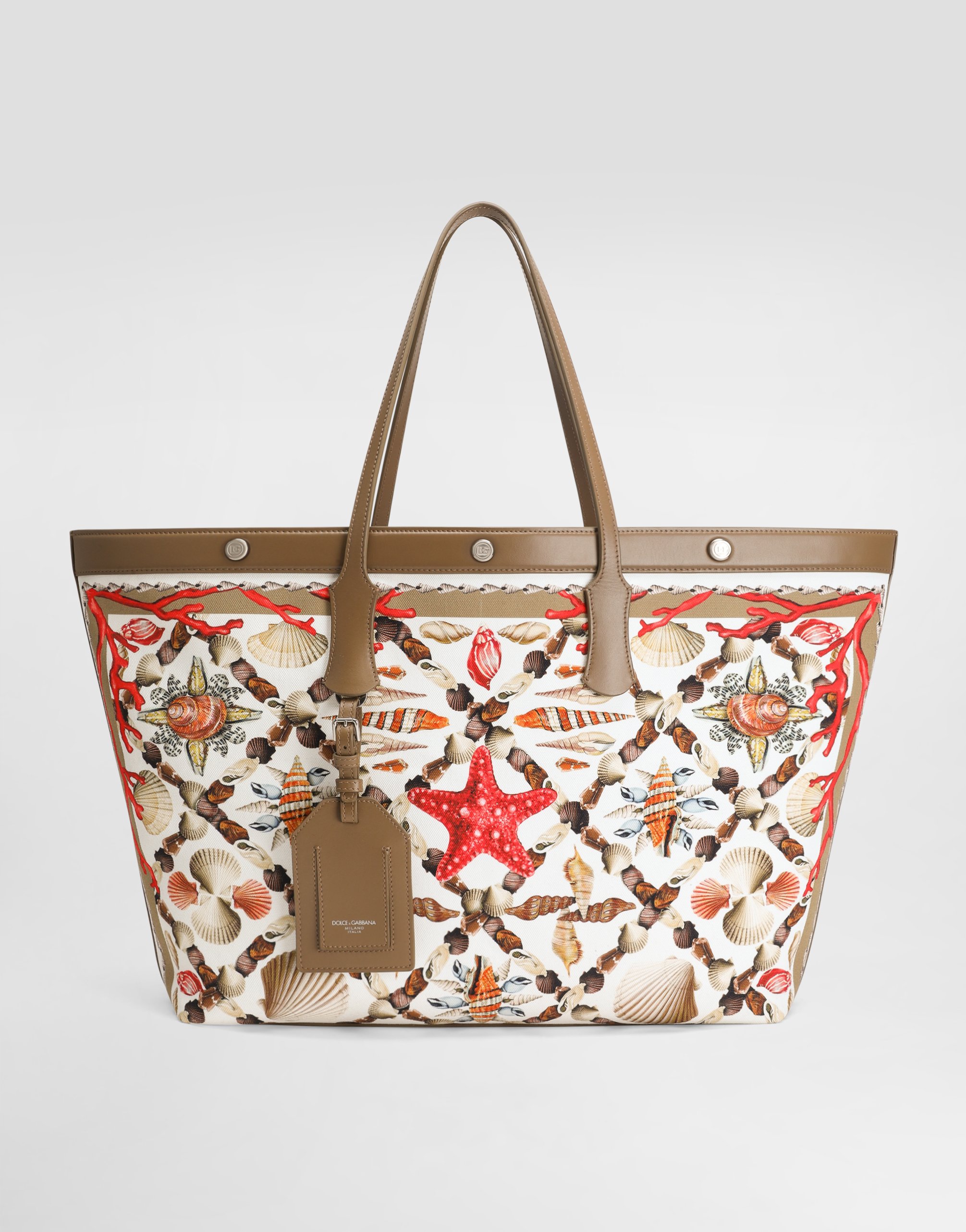 Шоппер из холста с принтом ракушек и телячьей кожи atene Dolce & Gabbana, мультиколор
Шоппер из холста с принтом ракушек и телячьей кожи atene Dolce & Gabbana, мультиколор