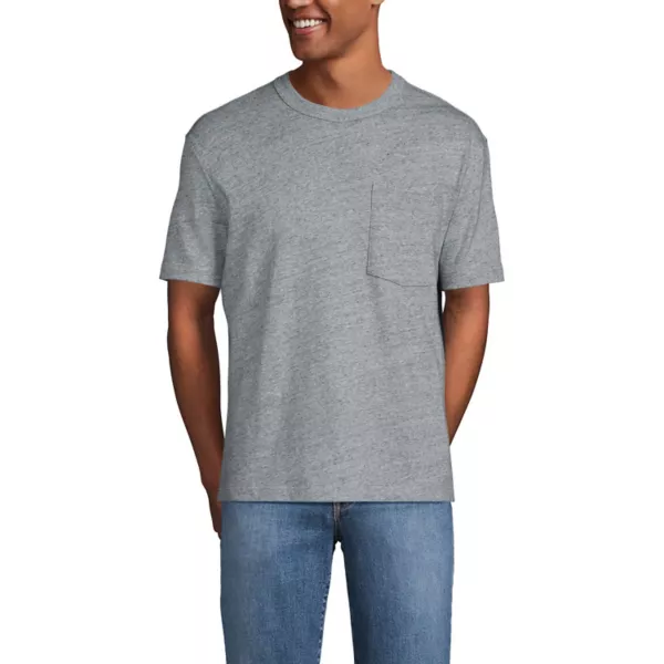 Мужская свободная футболка с коротким рукавом из плотной ткани Lands' End, цвет pewter marl
Мужская свободная футболка с коротким рукавом из плотной ткани Lands' End, цвет pewter marl
