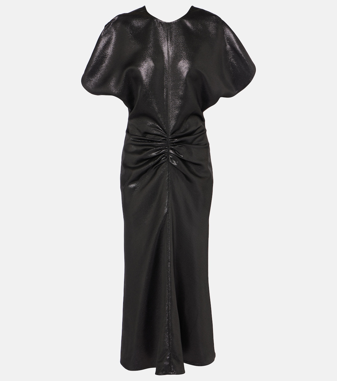 Платье миди из ламе со сборками Victoria Beckham, черный
Платье миди из ламе со сборками Victoria Beckham, черный