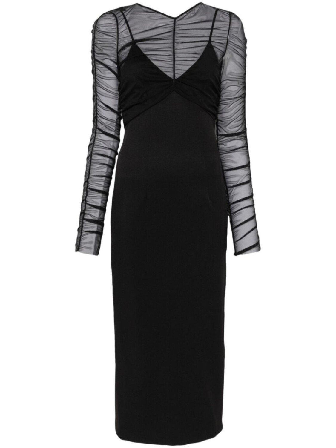 Многослойное платье миди Patrizia Pepe, черный
Многослойное платье миди Patrizia Pepe, черный