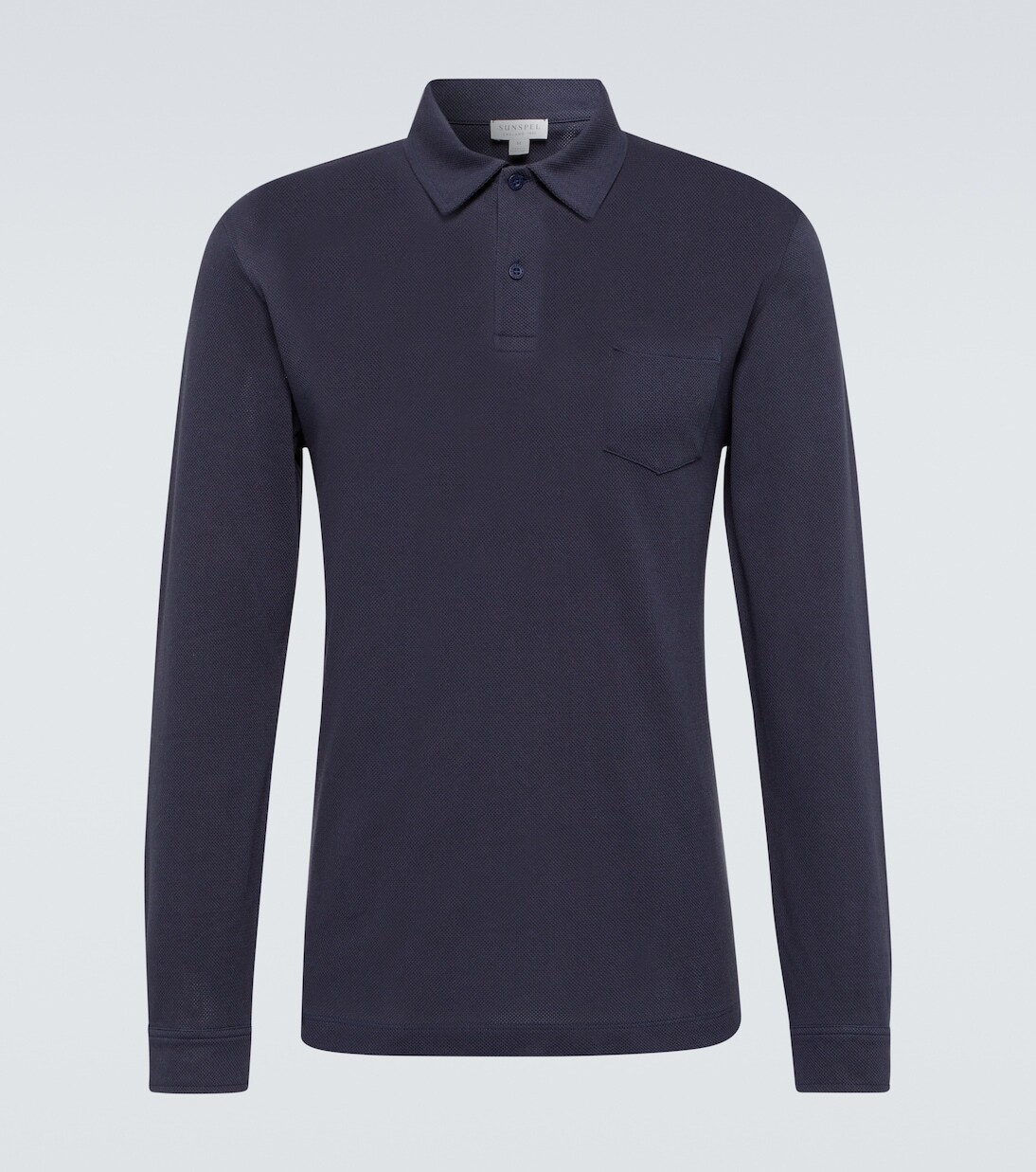 Рубашка-поло riviera из хлопка Sunspel, синий
Рубашка-поло riviera из хлопка Sunspel, синий