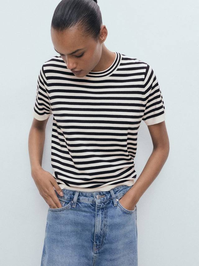 Arca Stripe джемпер с короткими рукавами Mango, Navy/Multi
Arca Stripe джемпер с короткими рукавами Mango, Navy/Multi