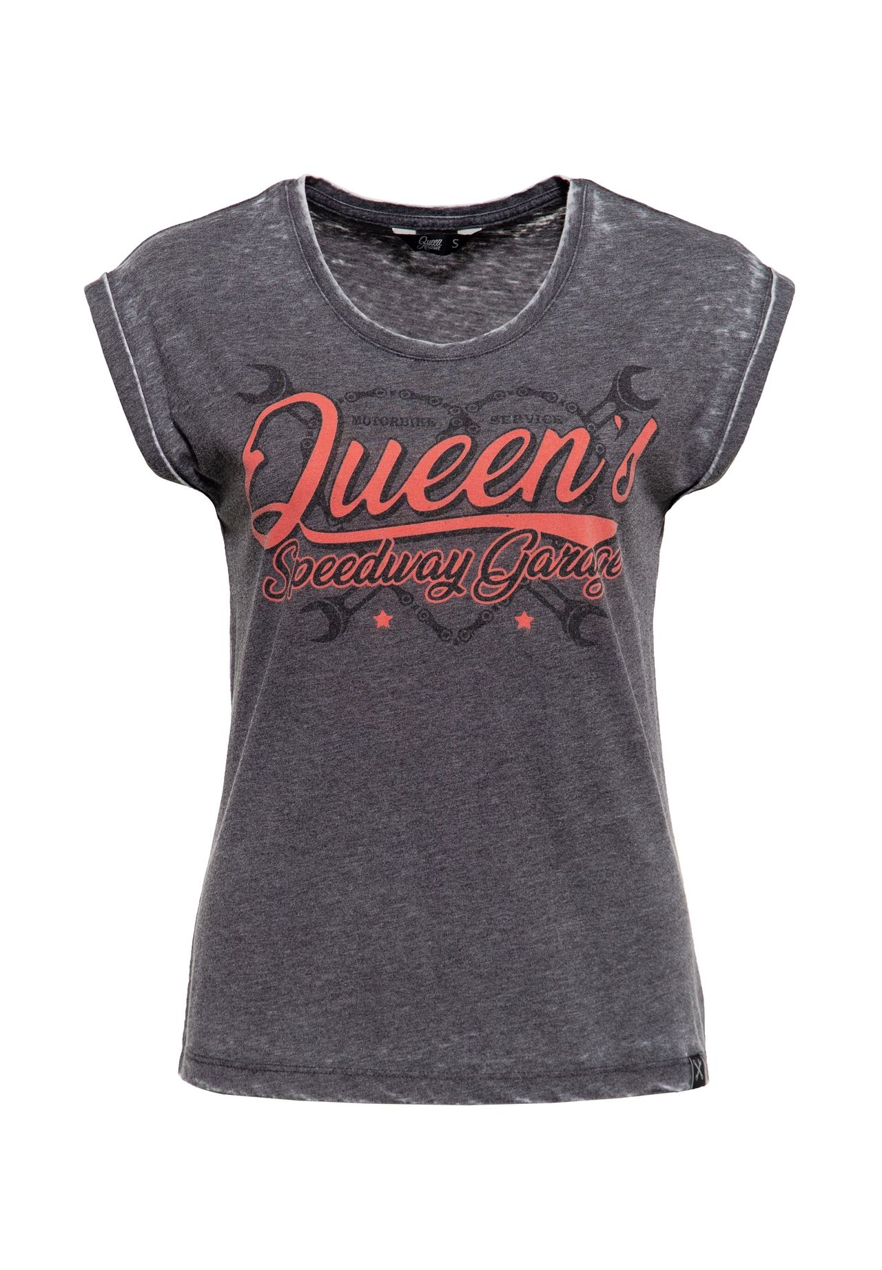 Футболка с закатанными рукавами Queen's Speedway Garage QUEEN KEROSIN, антарцитовый
Футболка с закатанными рукавами Queen's Speedway Garage QUEEN KEROSIN, антарцитовый