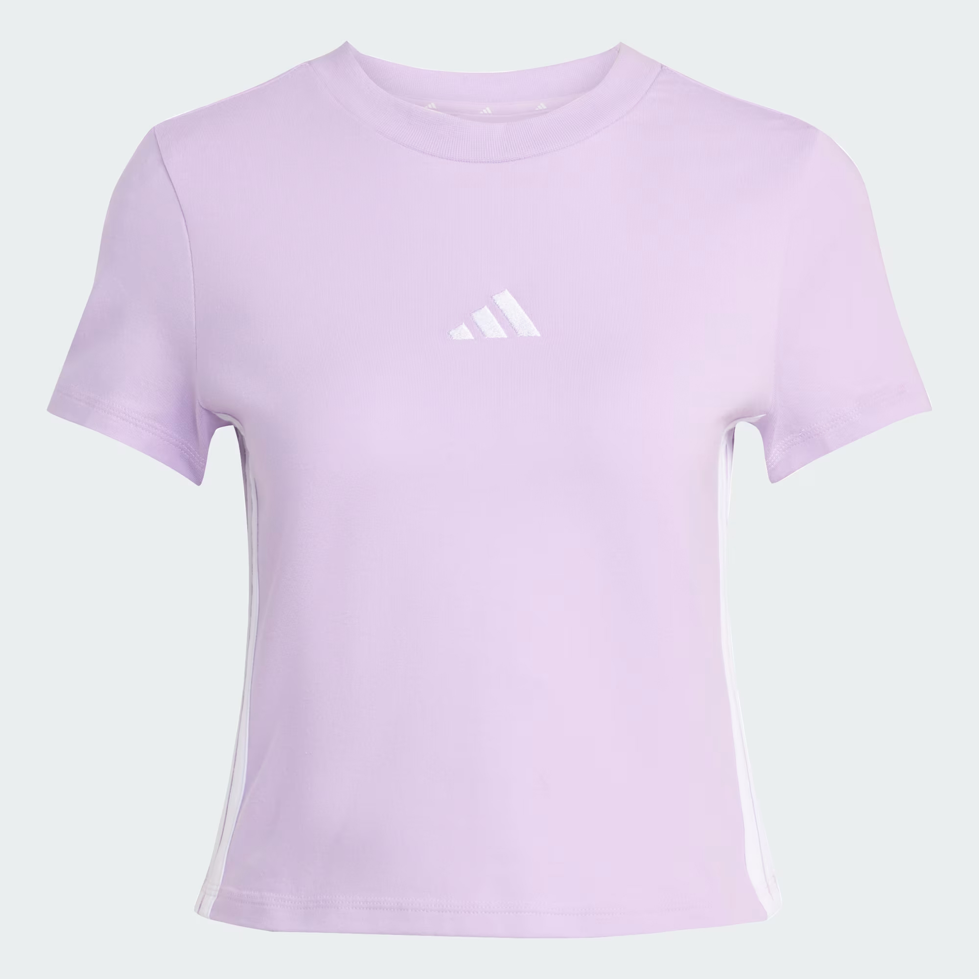 Футболка Adidas Essentials 3-Stripes Slim Baby Tee, сливовый/белый
Футболка Adidas Essentials 3-Stripes Slim Baby Tee, сливовый/белый