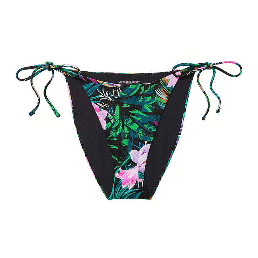 Плавки бикини Victoria's Secret Swim Mix & Match Side-Tie Cheeky Smooth, черный тропический
Плавки бикини Victoria's Secret Swim Mix & Match Side-Tie Cheeky Smooth, черный тропический