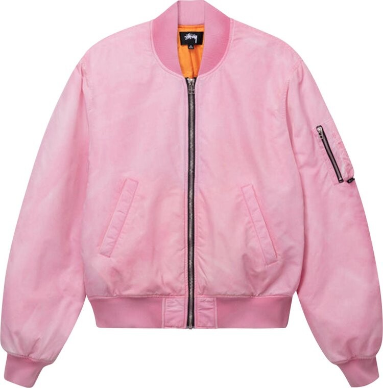 Бомбер Stussy Dyed Nylon Bomber 'Pink', розовый
Бомбер Stussy Dyed Nylon Bomber 'Pink', розовый