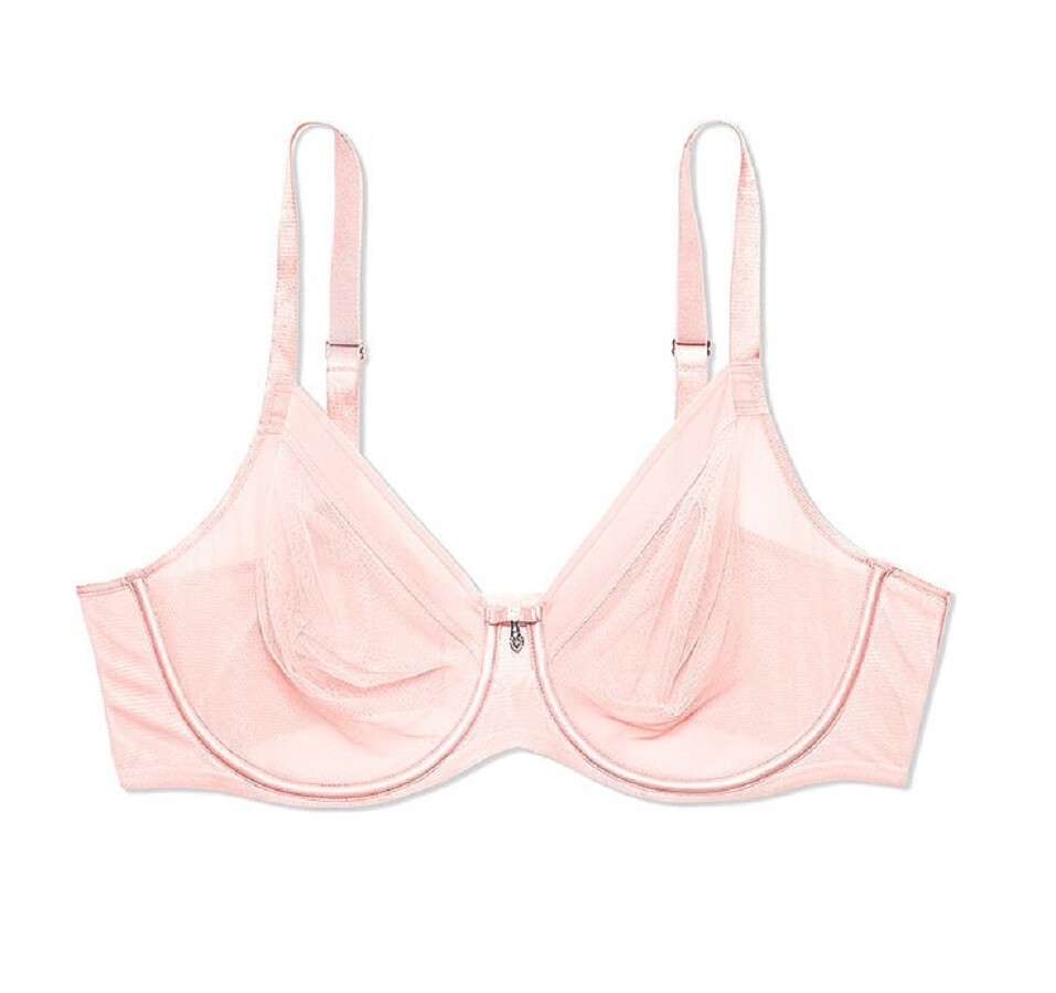 Бюстгальтер Curvy Couture Sheer Mesh Full Coverage Unlined Underwire, светло-розовый
Бюстгальтер Curvy Couture Sheer Mesh Full Coverage Unlined Underwire, светло-розовый
