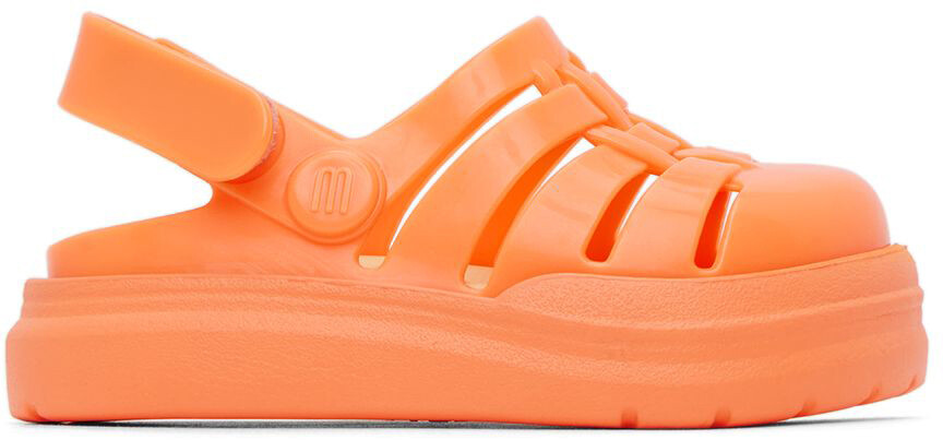 Детские оранжевые воскресные балетки Mini Melissa 
Детские оранжевые воскресные балетки Mini Melissa