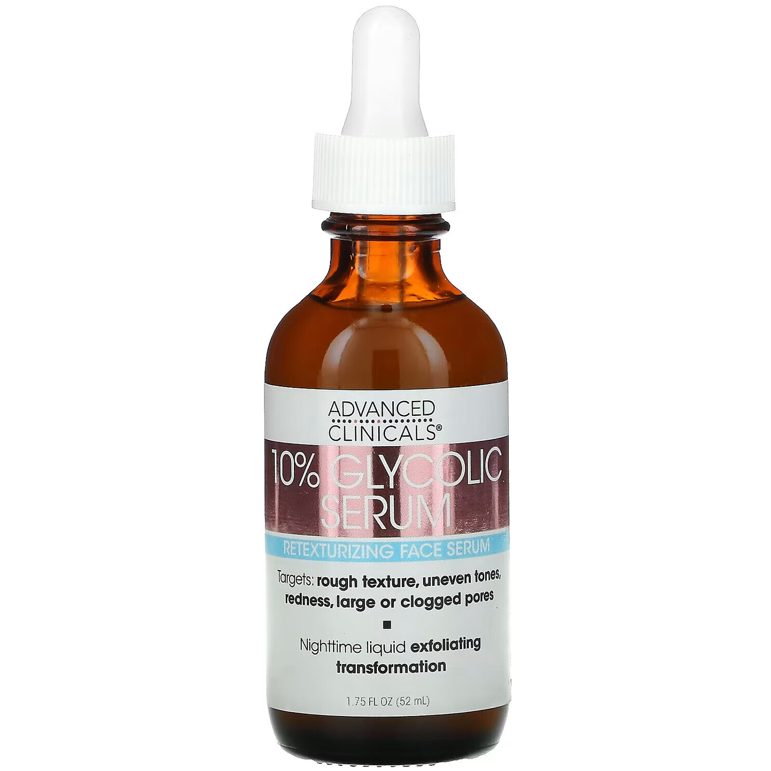 Advanced Clinicals, 10% гликолевая сыворотка, 52 мл (1,75 жидк. унций)
Advanced Clinicals, 10% гликолевая сыворотка, 52 мл (1,75 жидк. унций)